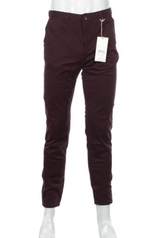 Pantaloni de bărbați Scotch & Soda, Mărime M, Culoare Roșu, 98% bumbac, 2% elastan, Preț 527,30 Lei