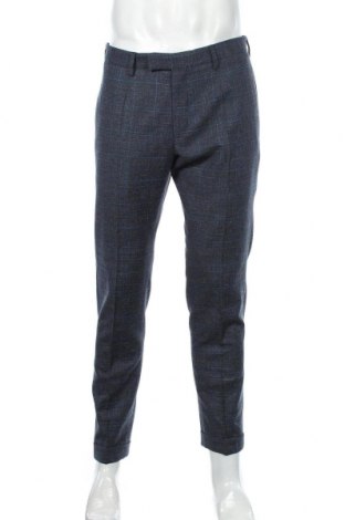 Ανδρικό παντελόνι Strellson, Μέγεθος L, Χρώμα Μπλέ, 50% μαλλί, 40% βαμβάκι, 10% λινό, Τιμή 32,16 €