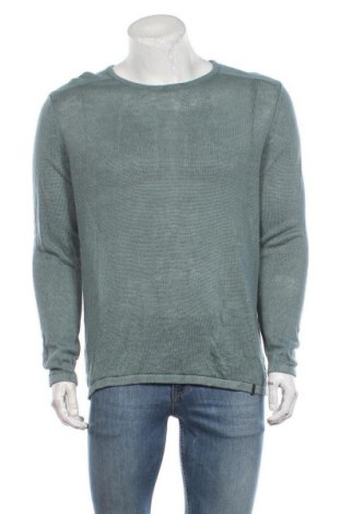 Ανδρικό πουλόβερ Calvin Klein, Μέγεθος L, Χρώμα Πράσινο, Λινό, Τιμή 40,27 €