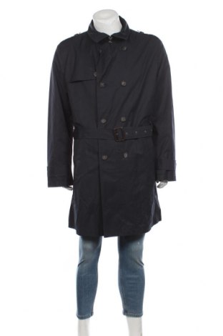 Pánský přechodný kabát  Eden Park, Velikost XXL, Barva Modrá, 63% bavlna, 37% polyamide, Cena  5 643,00 Kč