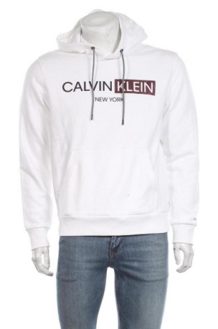 Męska bluza Calvin Klein, Rozmiar M, Kolor Biały, 97% bawełna, 3% elastyna, Cena 396,75 zł