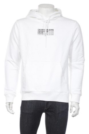 Ανδρικό φούτερ Calvin Klein Jeans, Μέγεθος M, Χρώμα Λευκό, Βαμβάκι, Τιμή 82,63 €