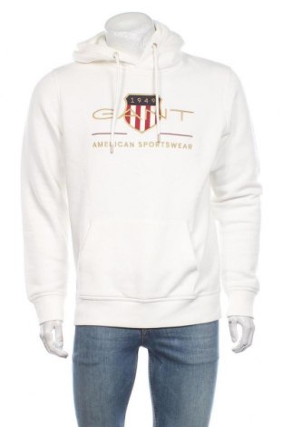 Herren Sweatshirt Gant, Größe L, Farbe Weiß, 70% Baumwolle, 30% Polyester, Preis 110,93 €