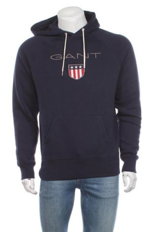 Herren Sweatshirt Gant, Größe L, Farbe Blau, 78% Baumwolle, 22% Polyester, Preis 98,56 €