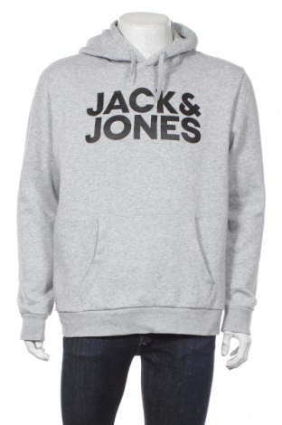 Pánská mikina  Jack & Jones, Velikost XL, Barva Šedá, 65% bavlna, 30% polyester, 5% viskóza, Cena  670,00 Kč