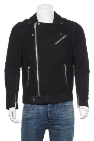 Pánská kožená bunda  Daniel Hechter, Velikost L, Barva Černá, Přírodní velur , Cena  3 523,00 Kč