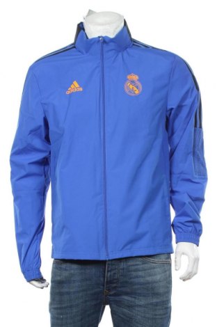Ανδρικό αθλητικό μπουφάν Adidas, Μέγεθος S, Χρώμα Μπλέ, Πολυεστέρας, Τιμή 82,63 €