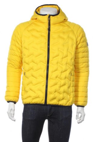 Ανδρικό μπουφάν Superdry, Μέγεθος L, Χρώμα Κίτρινο, Πολυεστέρας, φτερά και πούπουλα, Τιμή 115,10 €
