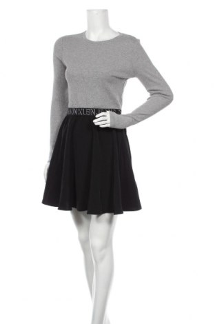 Rochie Calvin Klein, Mărime S, Culoare Gri, 95% bumbac, 5% elastan, Preț 550,33 Lei