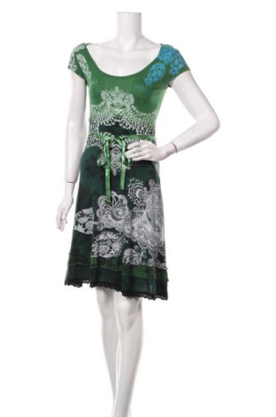 Šaty  Desigual, Velikost M, Barva Zelená, Viskóza, Cena  1 084,00 Kč