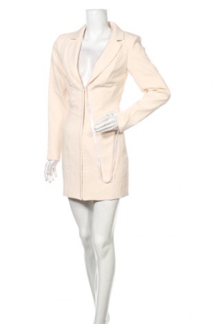 Šaty  Missguided, Velikost S, Barva Béžová, 95% polyester, 5% elastan, Cena  838,00 Kč