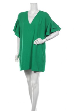 Рокля Zara, Размер XL, Цвят Зелен, Полиестер, Цена 56,00 лв.