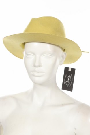 Καπέλο Capo, Χρώμα Κίτρινο, Μαλλί, Τιμή 38,27 €