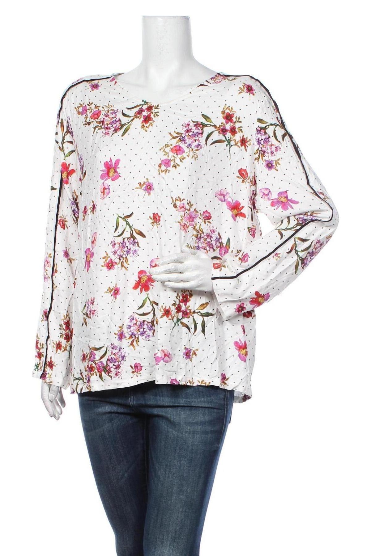 Дамска блуза Street One, Размер XL, Цвят Многоцветен, Вискоза, Цена 27,65 лв.