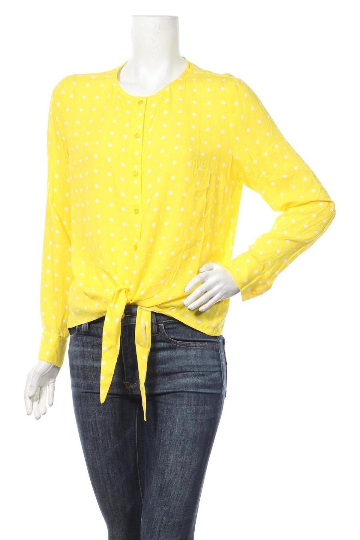 Дамска риза Zero, Размер M, Цвят Жълт, Цена 31,15 лв.