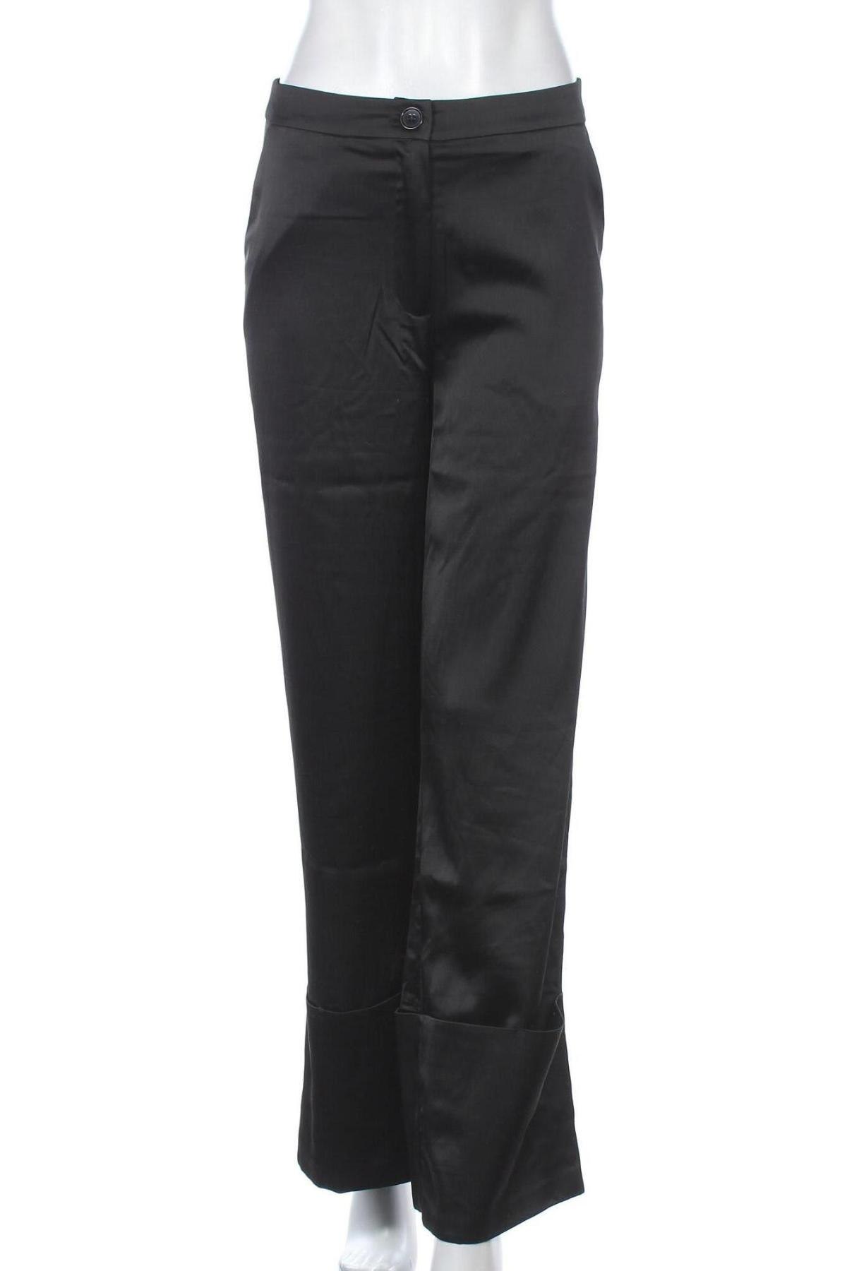 Γυναικείο παντελόνι Na-Kd, Μέγεθος S, Χρώμα Μαύρο, 98% πολυεστέρας, 2% ελαστάνη, Τιμή 22,48 €