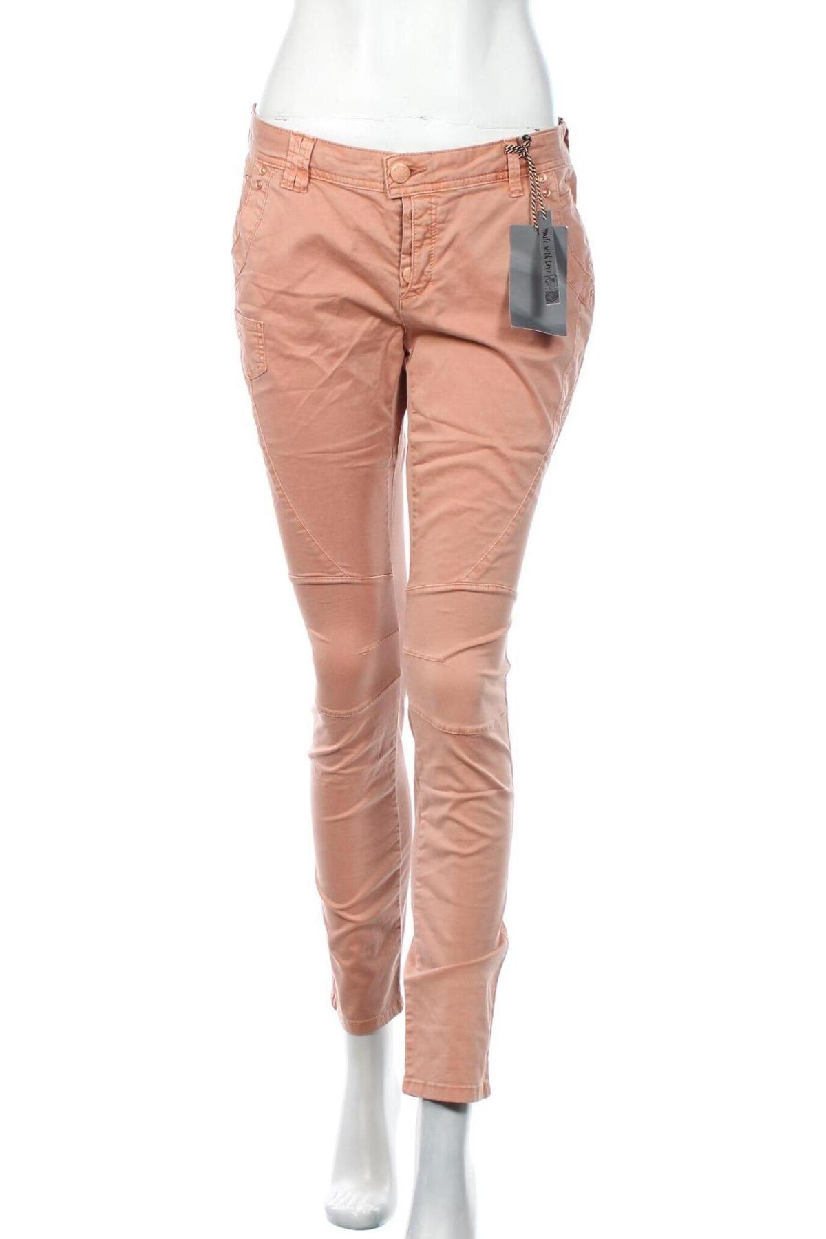 Дамски панталон Street One, Размер L, Цвят Оранжев, 98% памук, 2% еластан, Цена 41,65 лв.