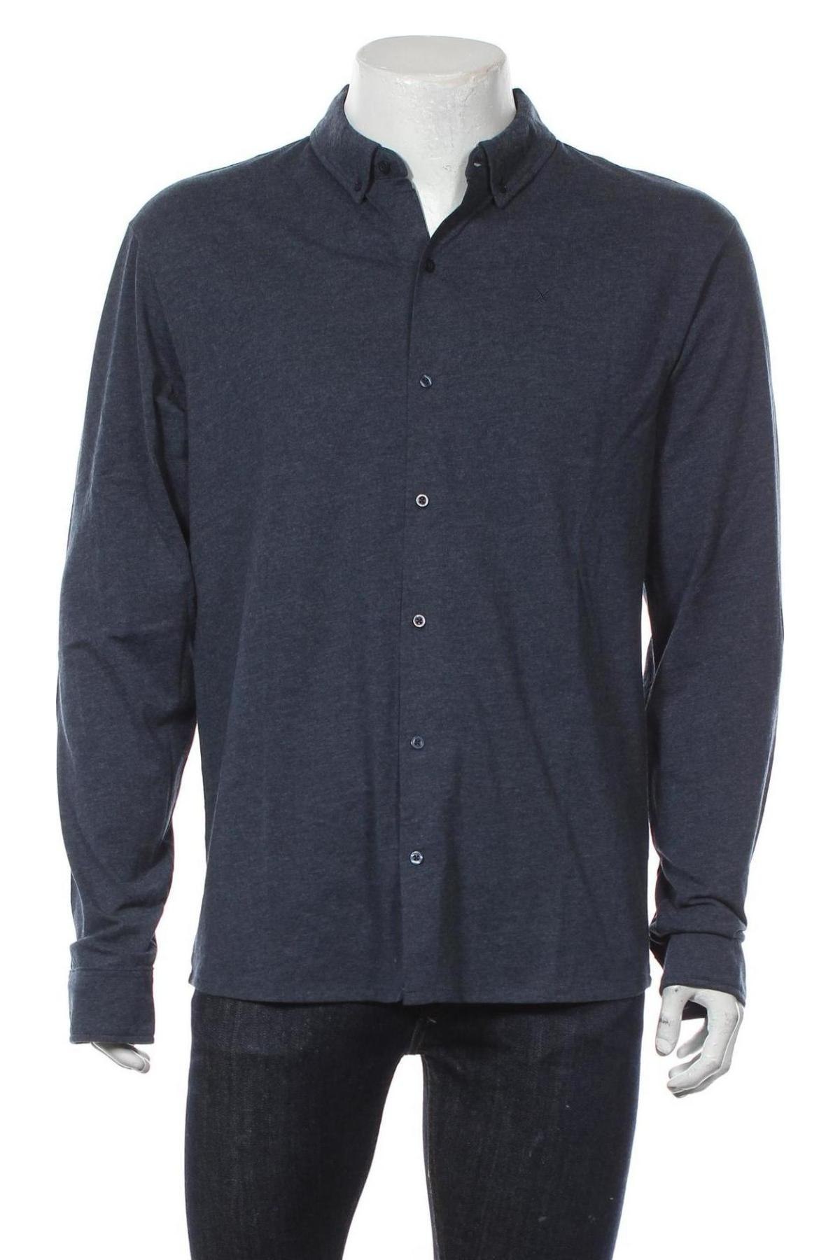 Ανδρικό πουκάμισο Clean Cut Copenhagen, Μέγεθος XL, Χρώμα Μπλέ, 60% βαμβάκι, 40% πολυεστέρας, Τιμή 21,47 €