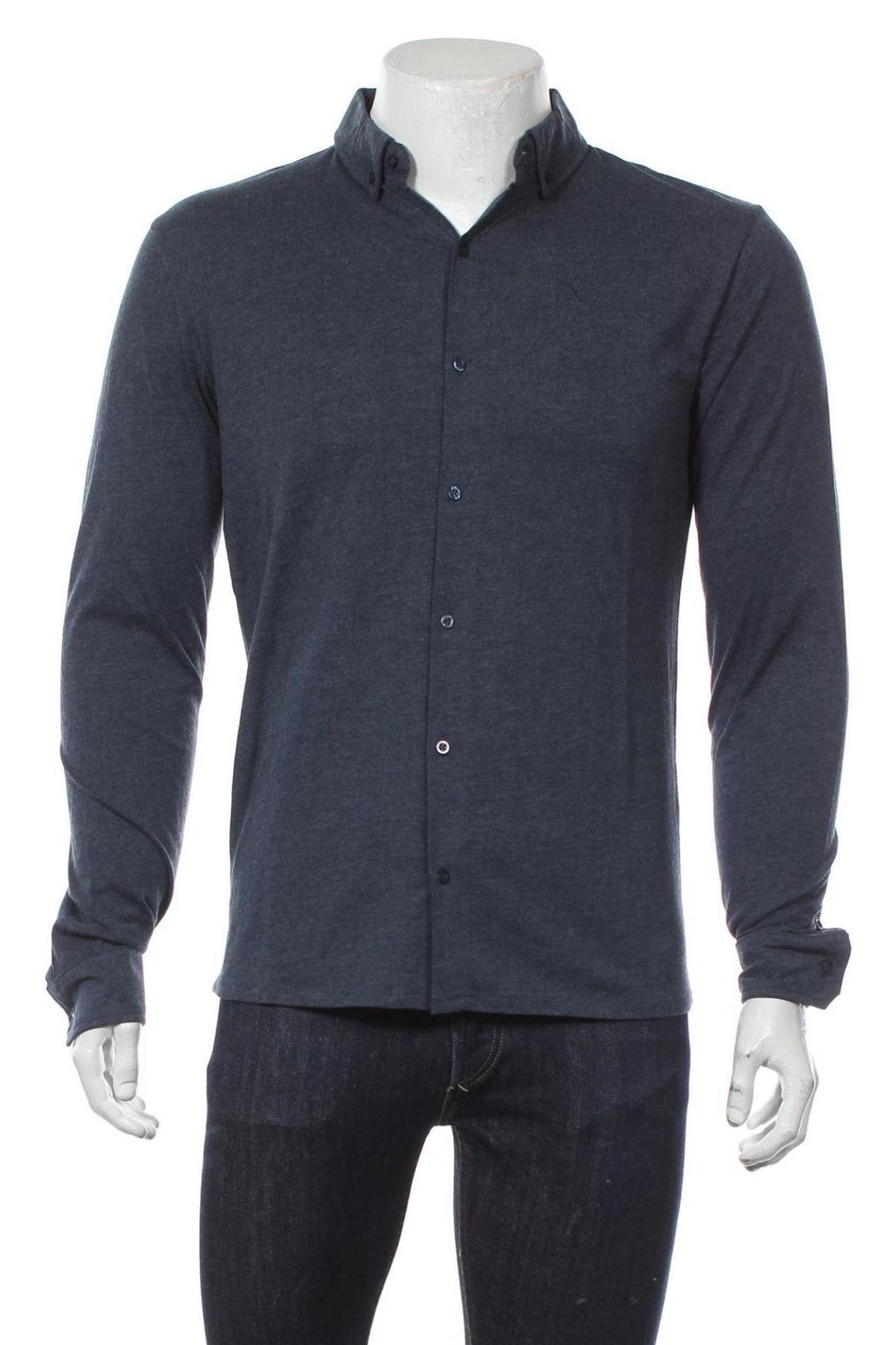 Ανδρικό πουκάμισο Clean Cut Copenhagen, Μέγεθος S, Χρώμα Μπλέ, 60% βαμβάκι, 40% πολυεστέρας, Τιμή 21,47 €
