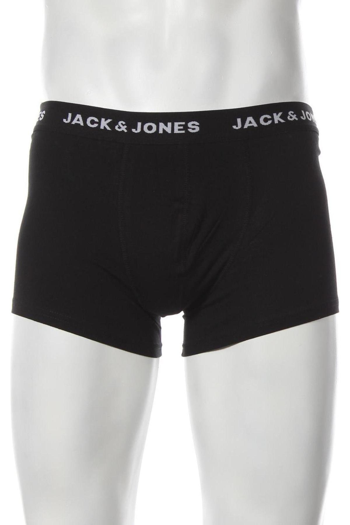 Мъжки комплект Jack & Jones, Размер M, Цвят Черен, 95% памук, 5% еластан, Цена 33,00 лв.