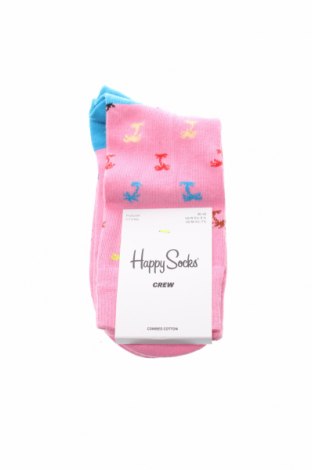 Κάλτσες Happy Socks, Μέγεθος M, Χρώμα Ρόζ , Τιμή 4,04 €