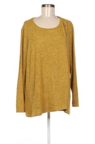 Γυναικεία μπλούζα Ambria, Μέγεθος XXL, Χρώμα Κίτρινο, Τιμή 15,46 €