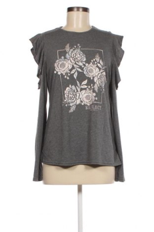 Γυναικεία μπλούζα Flame, Μέγεθος M, Χρώμα Γκρί, Τιμή 13,14 €