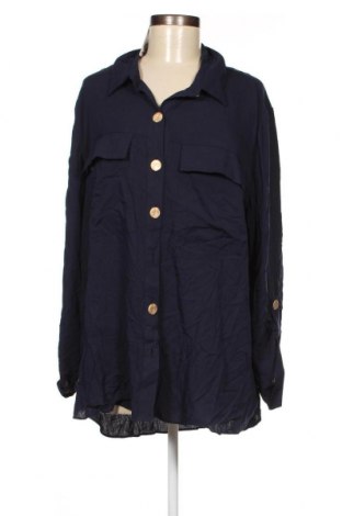 Γυναικείο πουκάμισο City Chic, Μέγεθος XS, Χρώμα Μπλέ, Τιμή 8,00 €