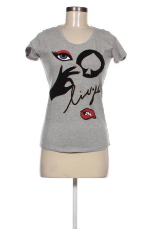 Γυναικείο t-shirt Liu Jo, Μέγεθος S, Χρώμα Γκρί, Τιμή 29,07 €