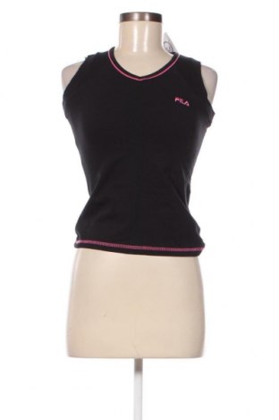 Γυναικείο αμάνικο μπλουζάκι FILA, Μέγεθος S, Χρώμα Μαύρο, Τιμή 8,66 €
