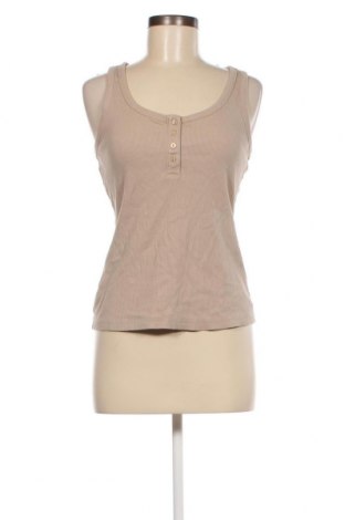 Γυναικείο αμάνικο μπλουζάκι Ocean, Μέγεθος M, Χρώμα  Μπέζ, Τιμή 4,25 €