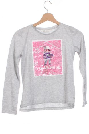 Kinder Shirt H&M, Größe 8-9y/ 134-140 cm, Farbe Grau, Preis € 3,97