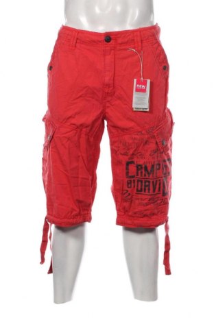 Ανδρικό κοντό παντελόνι Camp David, Μέγεθος XXL, Χρώμα Κόκκινο, Τιμή 39,80 €
