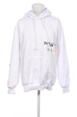 Męska bluza Pull&Bear, Rozmiar M, Kolor Biały, Cena 80,63 zł