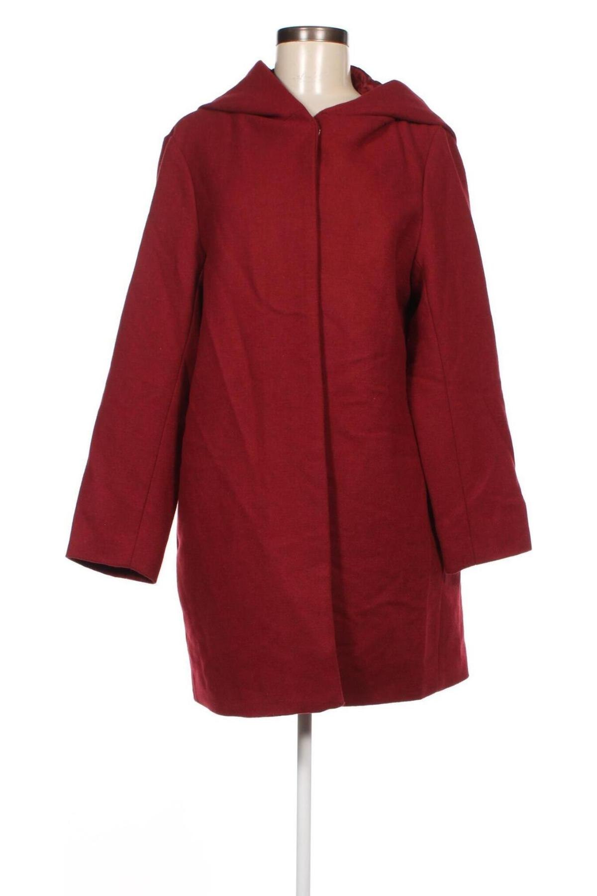Palton de femei Cortefiel, Mărime L, Culoare Roșu, Preț 401,32 Lei