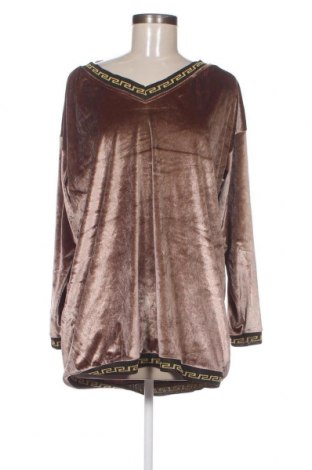 Дамска блуза, Размер XXL, Цвят Кафяв, Цена 14,25 лв.