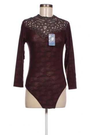 Дамска блуза - боди, Размер M, Цвят Кафяв, Цена 18,60 лв.
