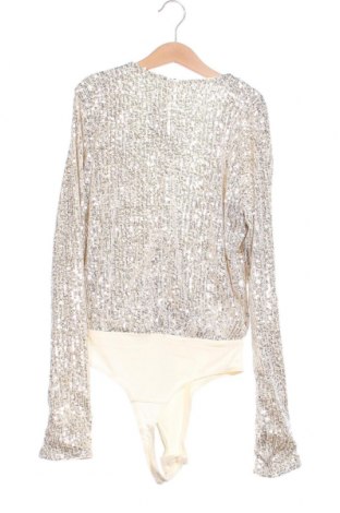 Дамска блуза - боди H&M, Размер XS, Цвят Сребрист, Цена 34,09 лв.