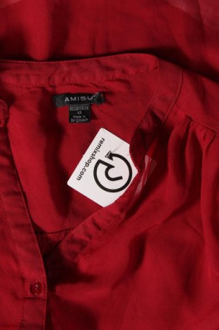 Дамска блуза Amisu, Размер XS, Цвят Червен, Цена 7,82 лв.