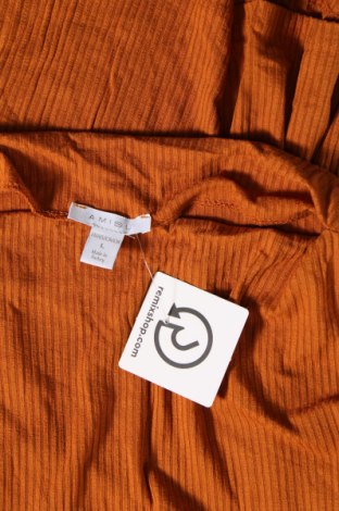 Γυναικεία μπλούζα Amisu, Μέγεθος L, Χρώμα Καφέ, Τιμή 4,00 €