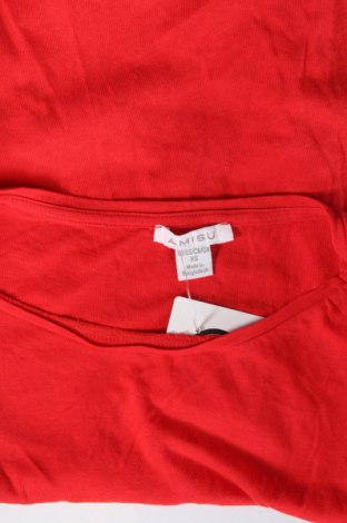 Γυναικεία μπλούζα Amisu, Μέγεθος XS, Χρώμα Κόκκινο, Τιμή 4,52 €
