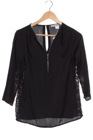 Γυναικεία μπλούζα Ashley Brooke, Μέγεθος XS, Χρώμα Μαύρο, Τιμή 4,70 €