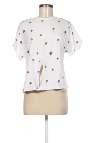 Damen Shirt Bershka, Größe M, Farbe Weiß, Preis 5,70 €