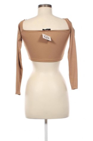 Damen Shirt Bershka, Größe M, Farbe Beige, Preis 2,92 €