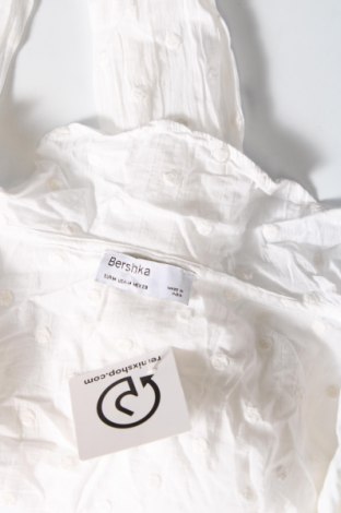 Damen Shirt Bershka, Größe M, Farbe Weiß, Preis 4,01 €