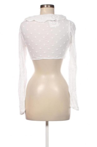 Damen Shirt Bershka, Größe M, Farbe Weiß, Preis 4,01 €
