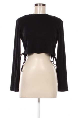 Γυναικεία μπλούζα Bershka, Μέγεθος L, Χρώμα Μαύρο, Τιμή 6,46 €
