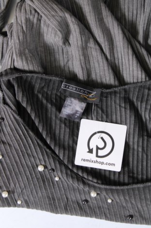 Damen Shirt Creations, Größe M, Farbe Grau, Preis 2,64 €