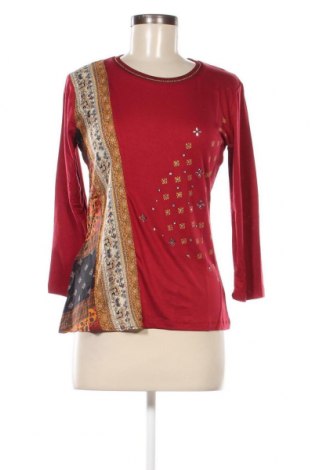 Дамска блуза Desigual, Размер M, Цвят Червен, Цена 48,60 лв.