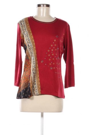 Дамска блуза Desigual, Размер L, Цвят Червен, Цена 48,60 лв.